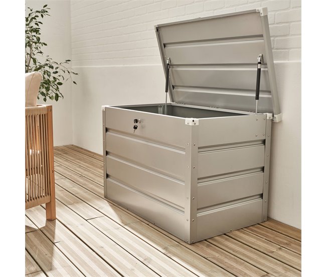 Arca de jardim metálica DALLAS 285L 99 AlumÍnio