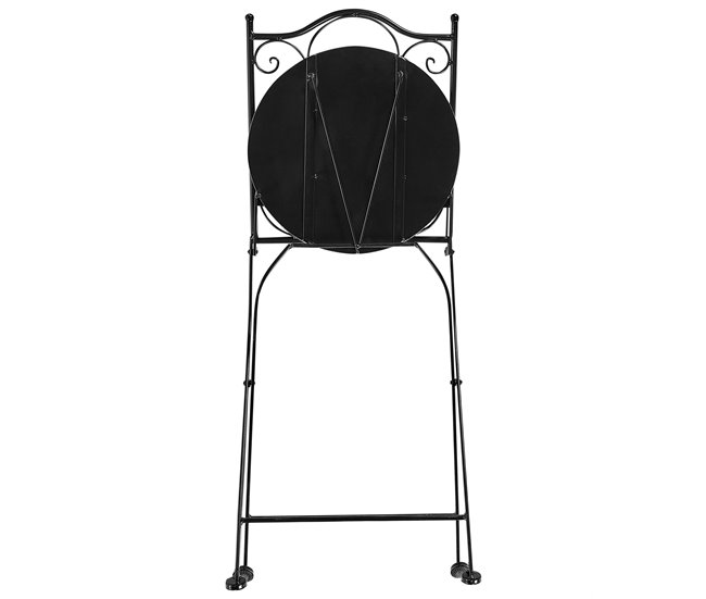 Beliani Cadeira de jardim CAMPRENA Preto