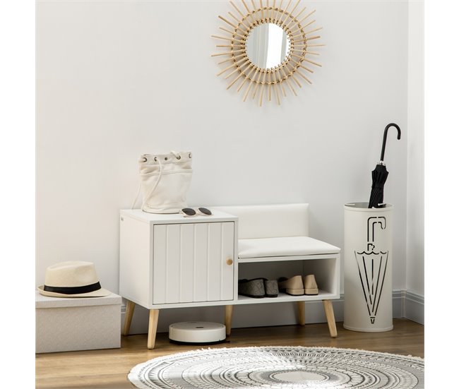 Banco Sapateira 80 Branco