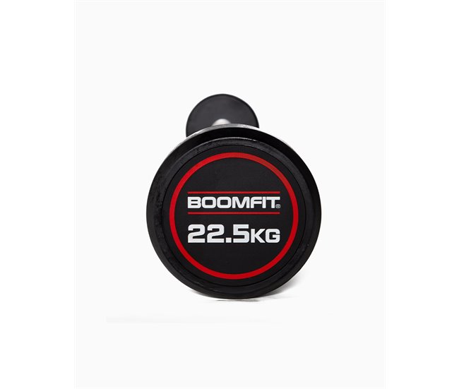 Barra Peso Fixo 22,5Kg - BOOMFIT Preto