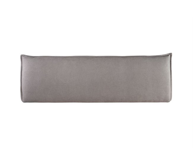  AGORA Cabeceira de cama estofada Microfibra AquaClean 145 Cinza