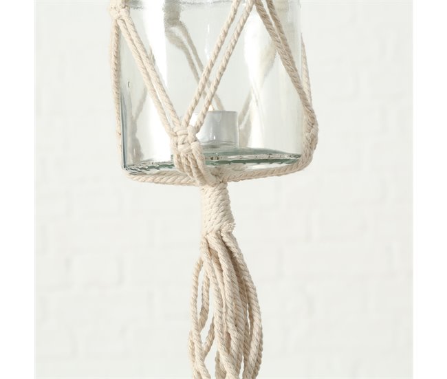 Vaso suspenso sortido MACRAMÉ da marca BOLTZE Branco