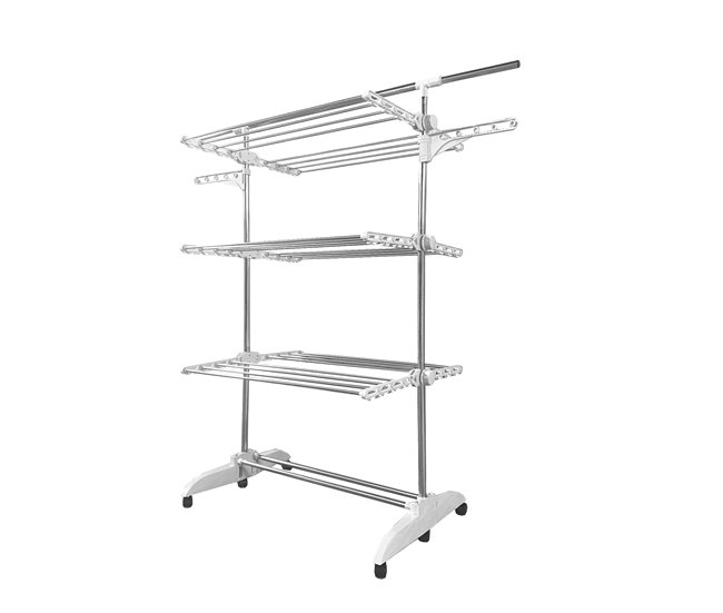 Varal XXL Dobrável Premium Slim Nyana Home | 6 Níveis Branco