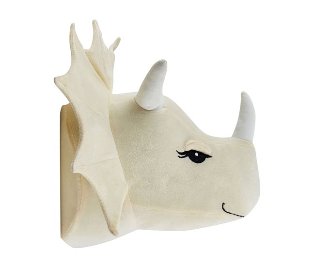 Beliani Decoração de parede REXX Branco/ Bege