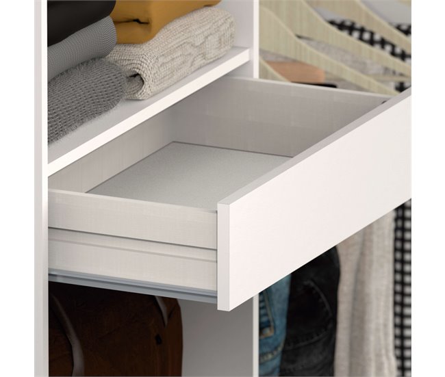 Móveis de camarim abertos Cloe Branco