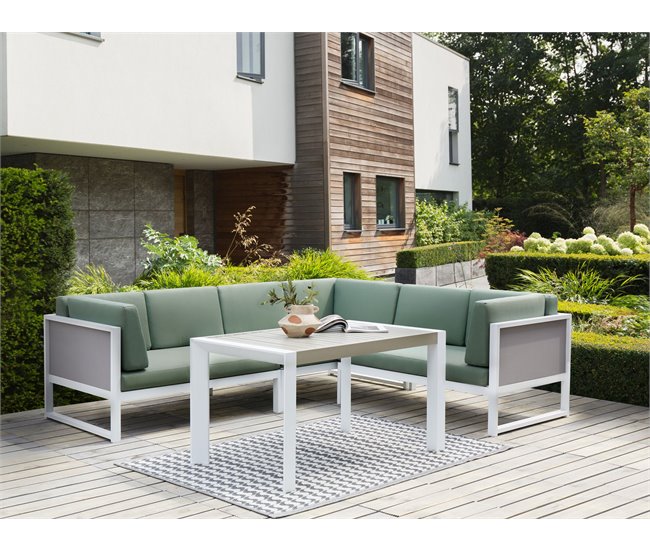 Beliani Conjunto lounge CASTELLA GR1531651