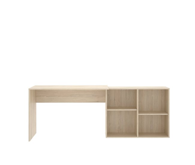 Mesa com efeito de madeira Castanho