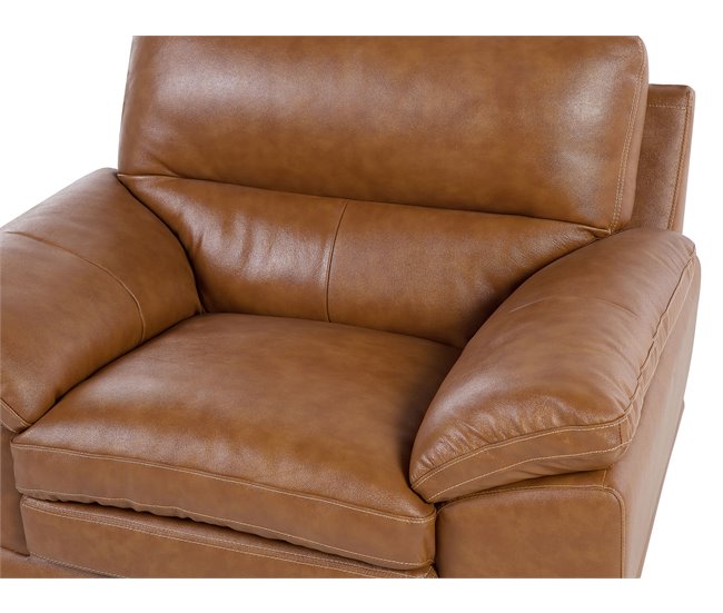 Beliani Poltrona HORTEN Dourado