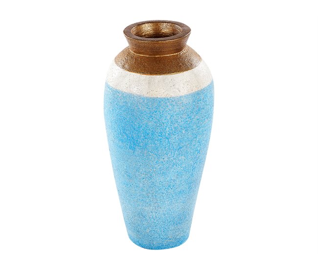 Beliani Jarro decorativo PLATEJE Azul