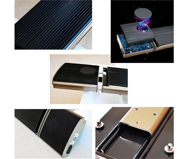 Aquecedor de infravermelhos com Bluetooth CORDOBA Preto