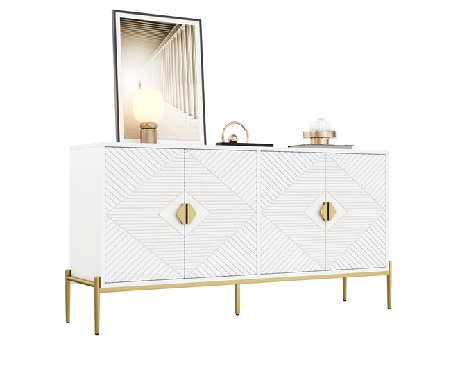 Aparador com 4 portas 162 Branco