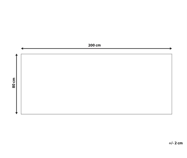 Beliani De corredor KADAYAL 80x200 Bege
