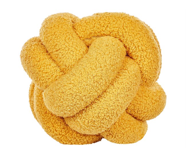 Beliani Almofada decorativa MALNI 19x19 Amarelo