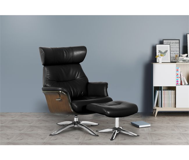 Cadeirão DELTA relax manual petro Preto