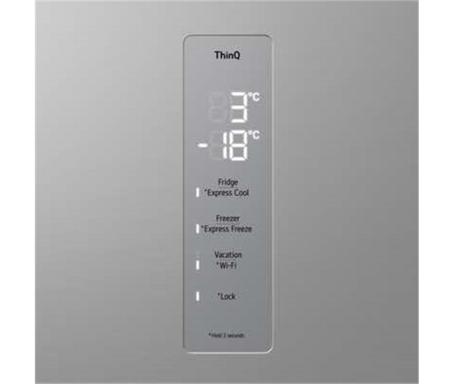 Combinado LG GBV5150DPY 344 litros no frost Inoxidavel