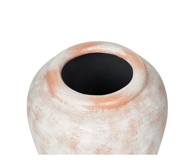 Beliani Jarro decorativo MIRI Branco/ Bege