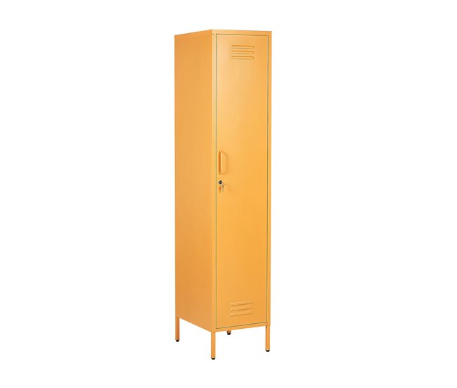 Beliani Estantería de oficina FROME Amarelo
