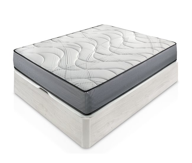 Conjunto colchão com sommier 150x190cm glaciar XTRA H9 SOMNALIS Glaciar