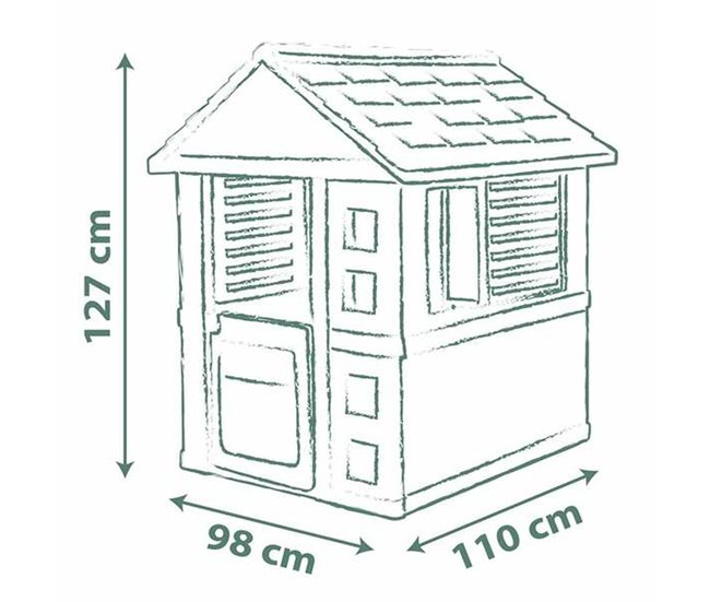 Casa Infantil de Brincar Jolie Multicor