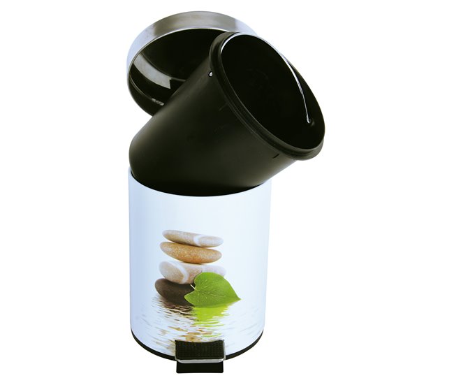 3l Cubo de lixo Branco