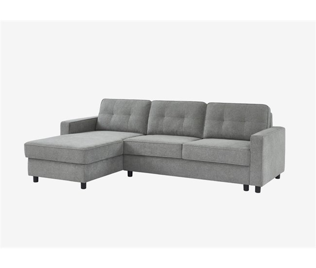 Chaise longue CIAN reversível 3 lugares cinza Cinza