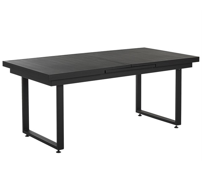 Beliani Mesa extensível VALCANETTO Preto
