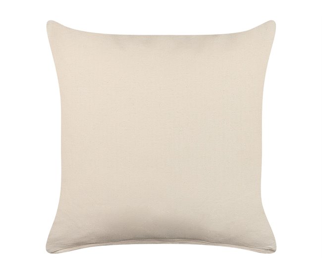 Beliani Almofada decorativa IRESINE Bege
