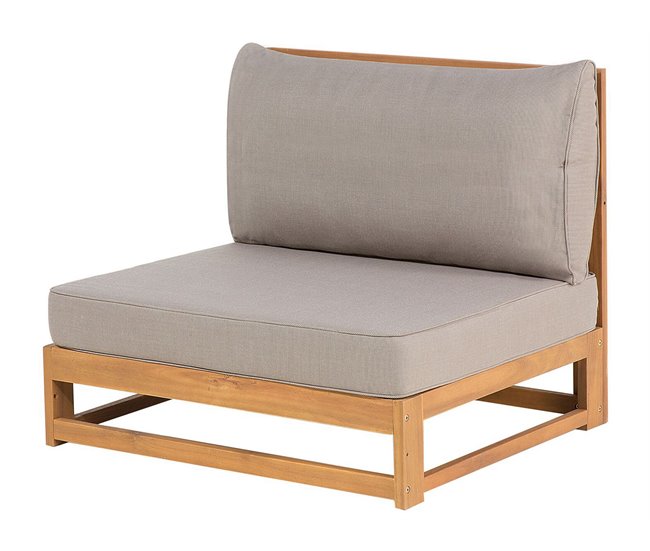Beliani Conjunto lounge TIMOR Cinza Escuro