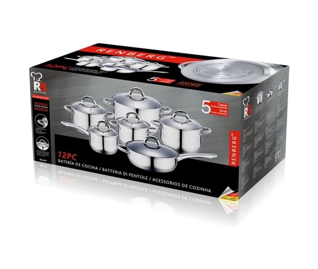 Bateria de Cozinha RB-2017 Multicor