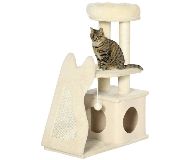 Árvore Arranhador para Gatos Bege