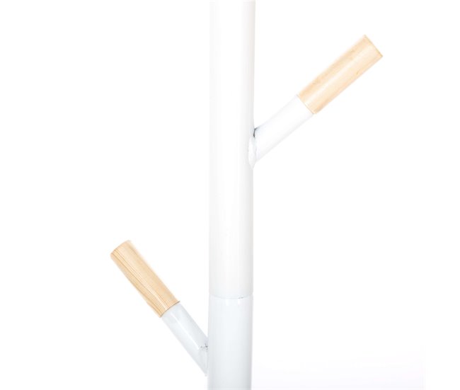 Cabide de pé com 6 cabides Branco
