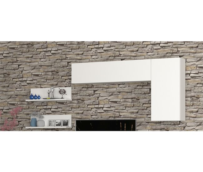 Compacto de TV VENUS cor branca 200cm Branco