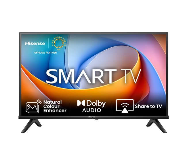 TV HISENSE A6N Smart TV UHD 4K VIDAA Preto