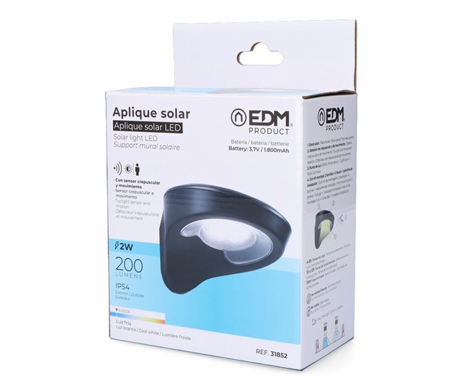 Aplique LED 31852 Preto