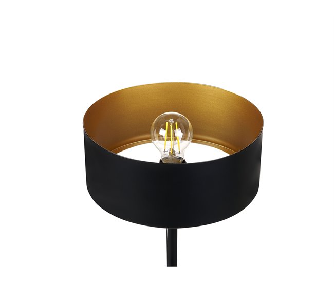 Beliani Candeeiro de mesa ARIPO Preto