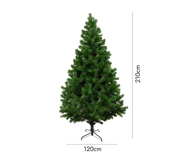 Árvore de Natal com efeitos reais Verde/ Cinza