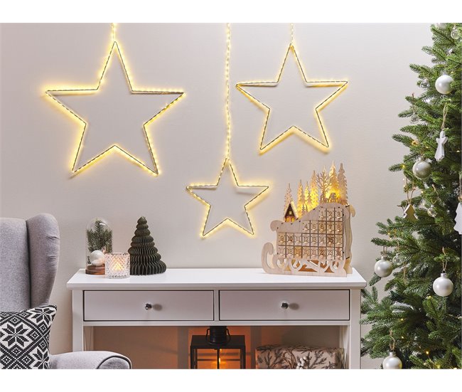 Beliani Decoração de parede KUNNARI Cinza