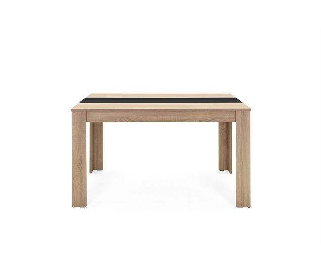 Mesa de jantar NICO II Branco/ Madeira