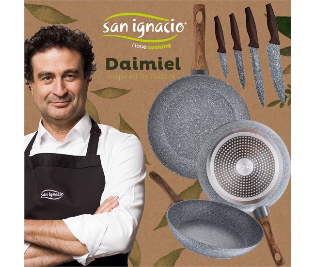 Conjunto 3 frigideiras Cinza