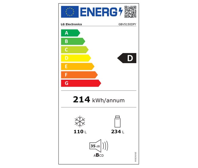 Combinado LG GBV5150DPY 344 litros no frost Inoxidavel