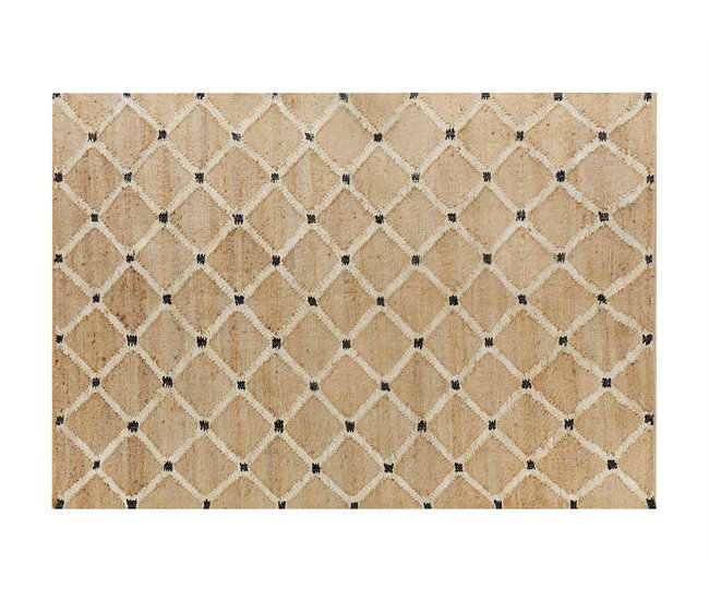 Beliani Entrelaçado KALEKOY 160x230 Bege