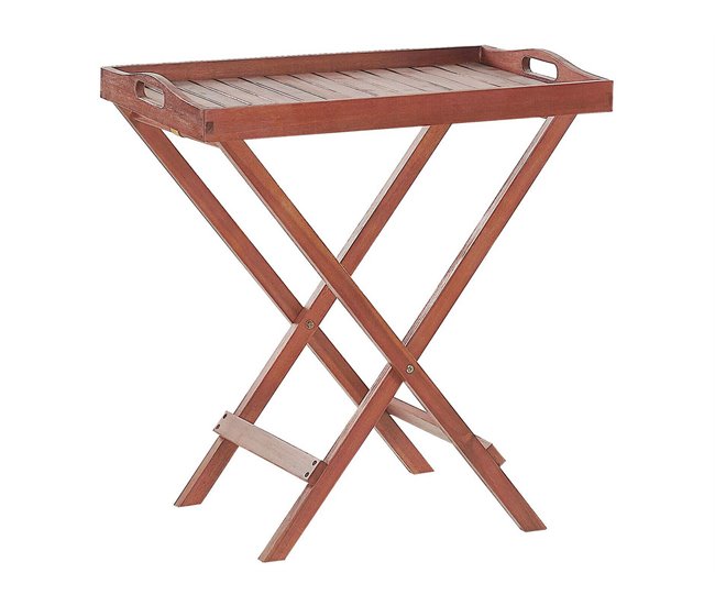 Beliani Mesa de apoio TOSCANA Vermelho