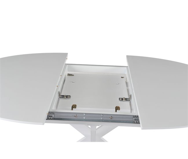 Mesa de jantar extensível CINTHYA Branco