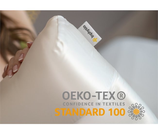 Almofada Anti-Envelhecimento Anti-Rugas de 100% Seda Branco