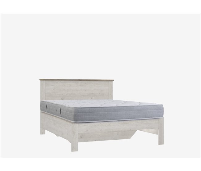 cama de casal 150x190 cm VERONA Carvalho