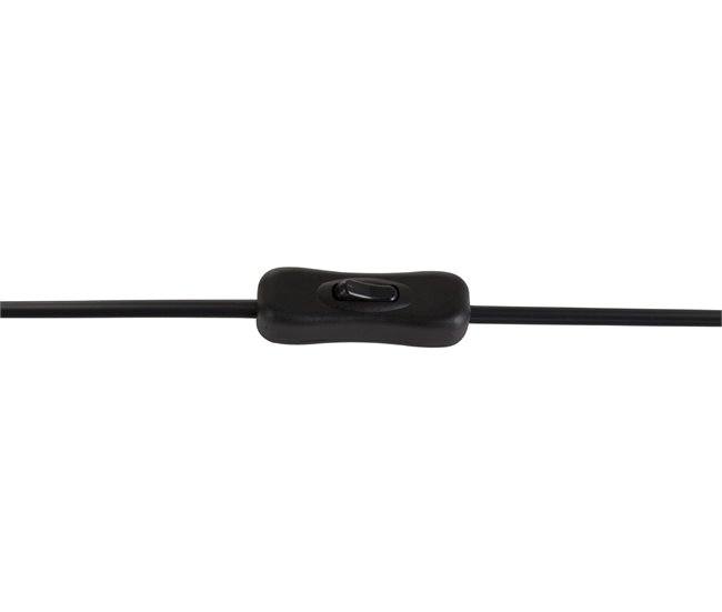 Beliani Lámpara de mesa CAUDELO Preto