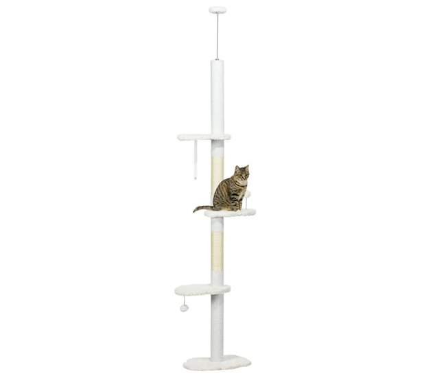 Arranhador para Gatos Branco