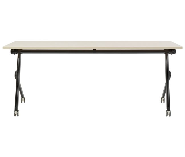 Beliani Secretária dobrável BENDI 180x60 Madeira Clara