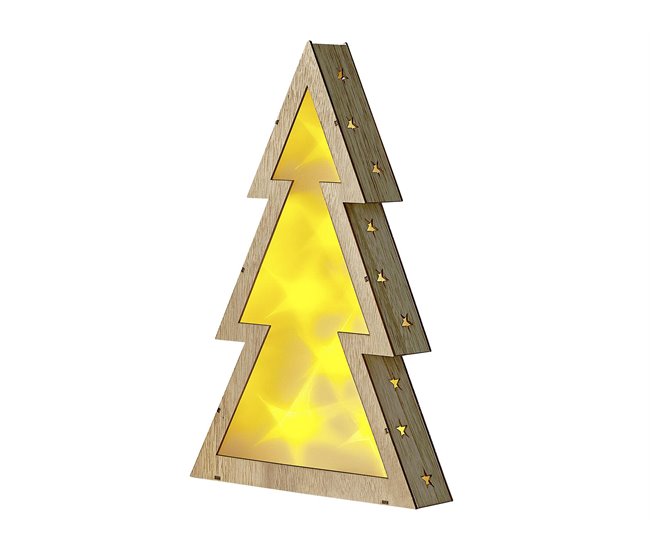 Beliani Figura decorativa JUVA Castanho