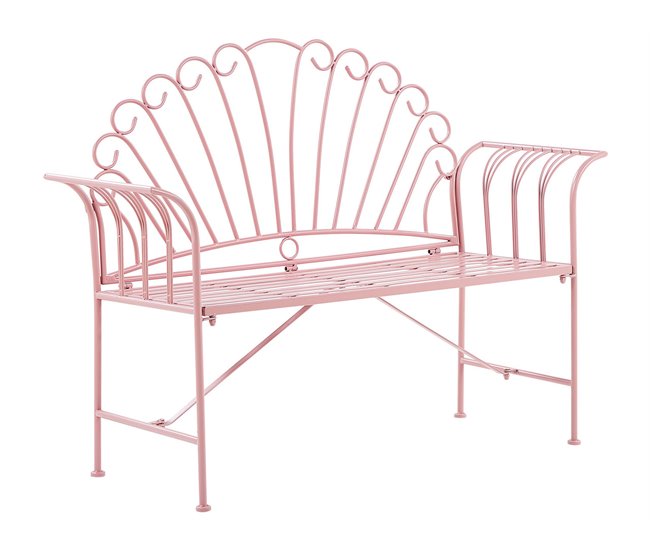 Beliani Conjunto bistrô CAVINIA Rosa